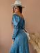 Жіноча весняна сукня з шовку синього кольору р.44 406534 406534 фото 16