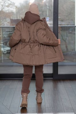 Жіноча куртка колір мокко р. 42/44 449523 449523 фото