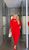 Жіноча максі сукня колір червоний р.48/52 453407 453407 фото