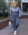 Жіночий прогулянковий костюм колір блакитний р.50/52 442478 442478 фото