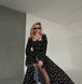 Жіноча сукня міді колір чорний р.46/48 459427 459427 фото 4