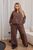 Жіночий прогулянковий костюм колір шоколад р.50/52 451290 451290 фото