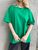 Женская базовая футболка цвет зеленый р.42/46 452427 452427 фото