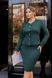 Жіночий костюм спідниця та жакет темно зеленого кольору р.52/54 377772 377772 фото 1
