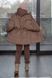 Женская курточка цвет мокко р.46/48 449528 449528 фото 1