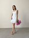 Жіноча сукня з прошви колір білий р.42 437876 437876 фото 1
