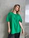 Женская базовая футболка цвет зеленый р.42/46 452427 452427 фото 5