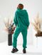 Жіночий спортивний костюм теплий колір зелений р.44/46 441733 441733 фото 4