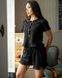 Женская пижама с шортами «Selena» цвет черный р.L 453323 453323 фото 1