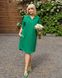 Жіноча сукня-сорочка колір зелений р.58/60 434239 434239 фото 1