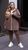 Женский спортивный костюм на флисе коричневого цвета р.46/48 440342 440342 фото