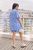 Женский костюм тройка с шортами цвет голубой р.50/52 459501 459501 фото