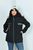 Жіноча куртка з плащової тканини колір чорний р.48/50 442987 442987 фото