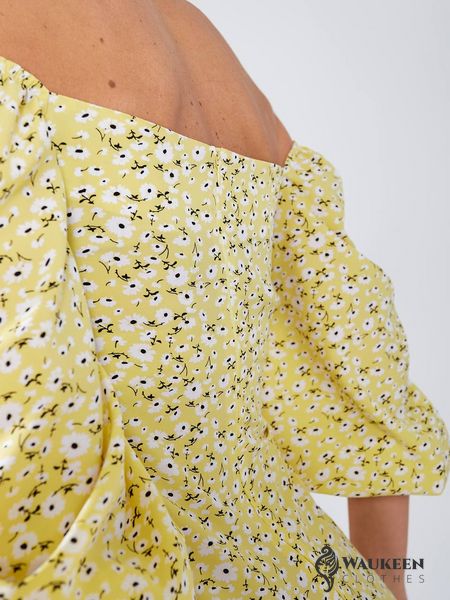 Женское платье мини цвет желтый р.42/44 450954 450954 фото