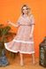 Жіноча сукня з мереживом колір бежевий р.50/52 437490 437490 фото 2