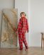 Жіноча піжама байка Liza колір червоно-білий р.L 443835 443767 фото 5