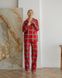Жіноча піжама байка Liza колір червоно-білий р.L 443835 443767 фото 1