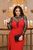 Жіноча ошатна сукня червоного кольору р.48/50 377741 377742 фото