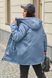 Жіноча демісезонна куртка з плащової тканини колір джинс р.48/50 442761 442761 фото 3