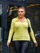 Жіночий светр-поло з ангори колір жовтий р.48/50 445727 445727 фото 1