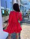 Жіноча сукня із софту колір червоний р.42/46 453425 453425 фото 7