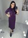 Жіноча сукня міді колір з кишенями колір баклажан р.46/48 449104 449104 фото 1