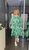 Жіноча сукня із софту колір зелений р.46/50 453267 453267 фото