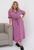 Женское платье-халат свободного кроя цвет фреза р.46/48 452171 452171 фото