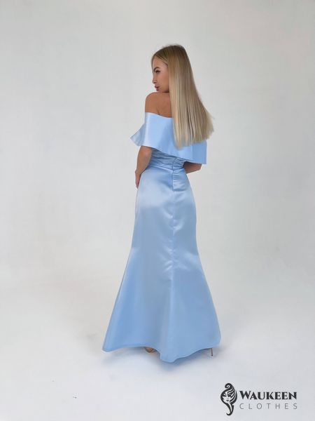 Жіноча вечірня сукня корсет блакитного кольору р.S 384848 384848 фото