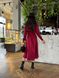 Жіноча сукня з поясом колір бордо р.42/44 454635 454635 фото 4