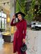 Жіноча сукня з поясом колір бордо р.42/44 454635 454635 фото 10