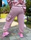 Жіночі штани карго колір рожевий пудра р. 48/50 440290 440290 фото 4