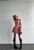 Жіночий комбінезон із шортами-спідницею колір персик р.42/44 454061 454061 фото