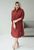Жіноча сукня-сорочка колір терракот р.50/52 454588 454588 фото