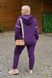 Жіночий теплий костюм колір фіолет р.62/64 442498 442501 фото 1