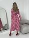 Жіноча сукня із шовкового софту колір рожевий р.42/44 453502 453502 фото 4