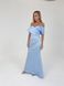 Женское вечернее платье корсет голубого цвета р.XS 372843 372843 фото 7