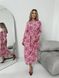 Жіноча сукня із шовкового софту колір рожевий р.42/44 453502 453502 фото 1