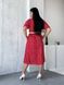 Жіноча сукня з поясом колір червоний 434396 434396 фото 2