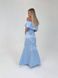 Женское вечернее платье корсет голубого цвета р.XS 372843 372843 фото 5