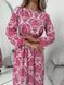 Жіноча сукня із шовкового софту колір рожевий р.42/44 453502 453502 фото 3