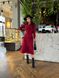 Жіноча сукня з поясом колір бордо р.46/48 454670 454670 фото 3