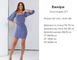 Жіноча сукня міні колір синій р.42/44 450953 450953 фото 5