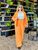 Жіночий костюм трійка колір помаранч р.48/50 455705 455705 фото
