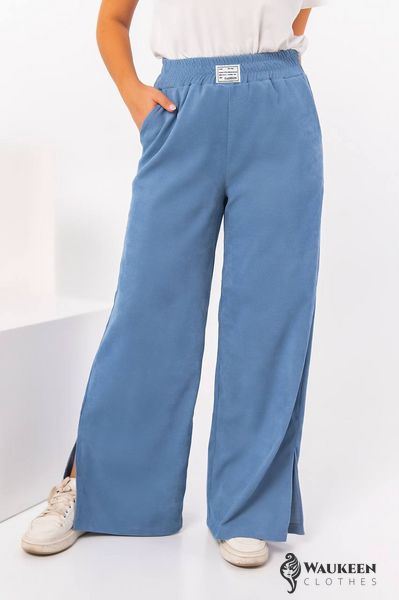 Жіночі штани палаццо джинсового кольору р. 42/44 381805 381805 фото