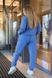Жіночий спортивний костюм блакитного кольору р.50/52 396749 396753 фото 2