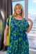Жіноча вільна сукня із софту колір зелений р.50/52 454728 454728 фото 3