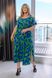 Жіноча вільна сукня із софту колір зелений р.50/52 454728 454728 фото 2