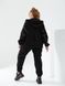 Жіночий прогулянковий костюм з вельвету колір чорний р.48/50 440500 440500 фото 3