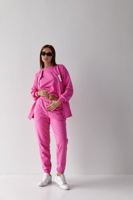 Жіночий костюм худі+джогери колір барбі р. XS 441440 441440 фото